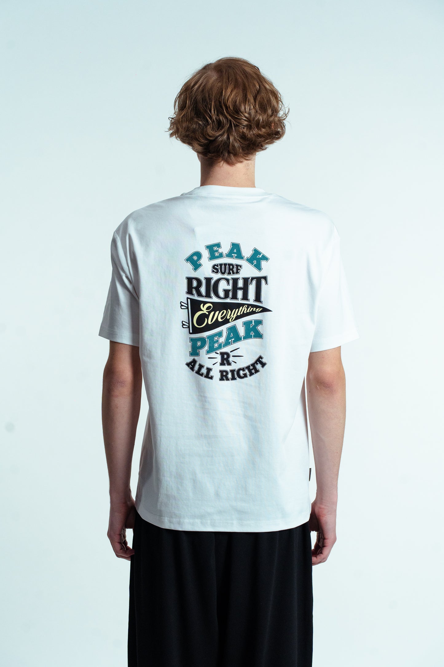 Мужская футболка casual Peak FW6252071 white