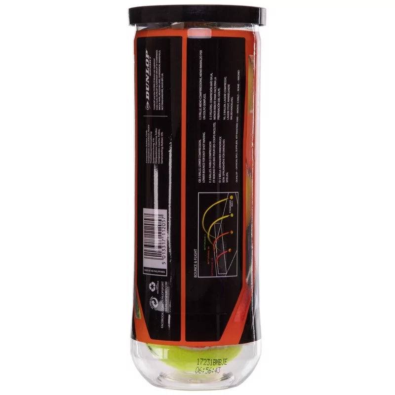 Mingi de tenis Dunlop Stage 2 Orange*3, DL601339