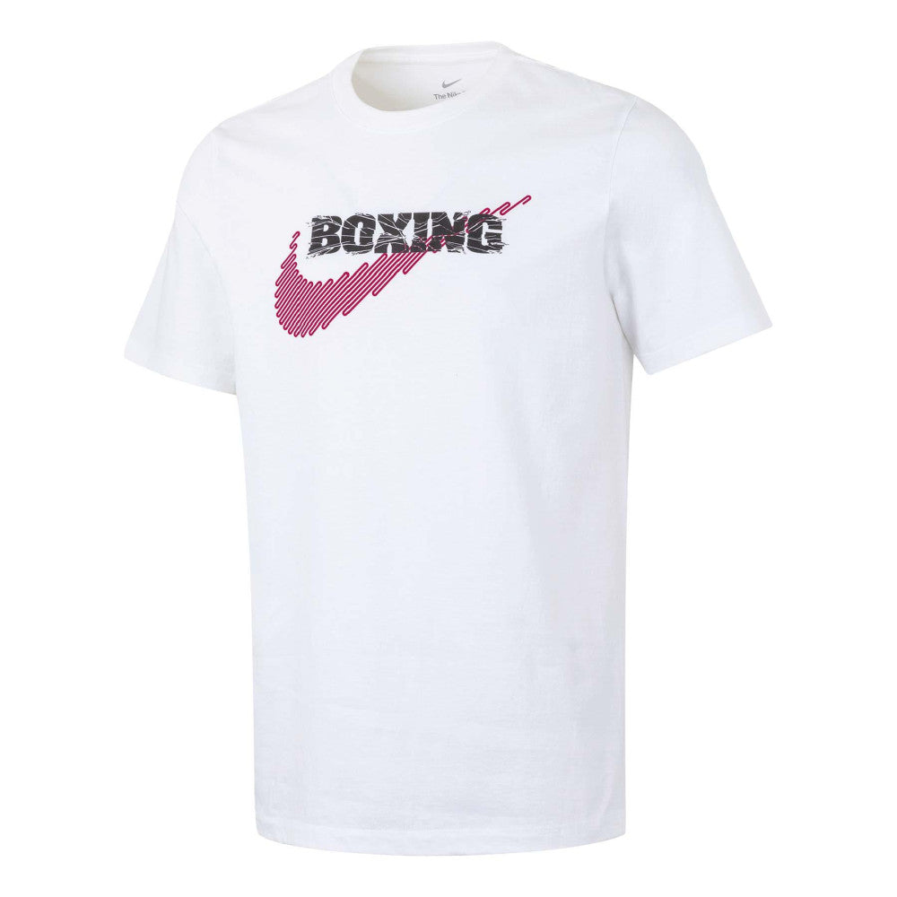 Мужская футболка casual Nike Boxing Rawdacious Tee APS310 - 106 white