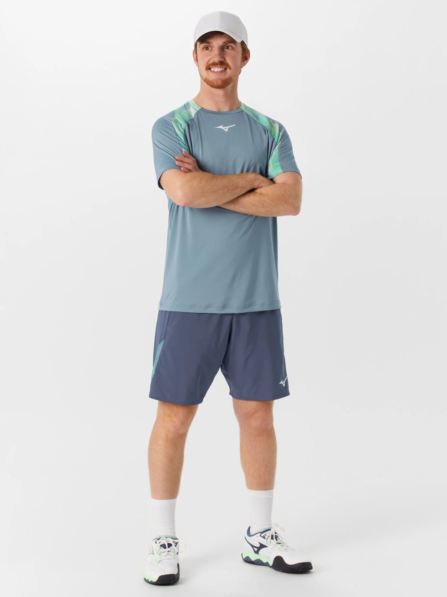 Tricou de tenis pentru bărbați Mizuno Frontier Shadow Tee(M) 62GAC002 02