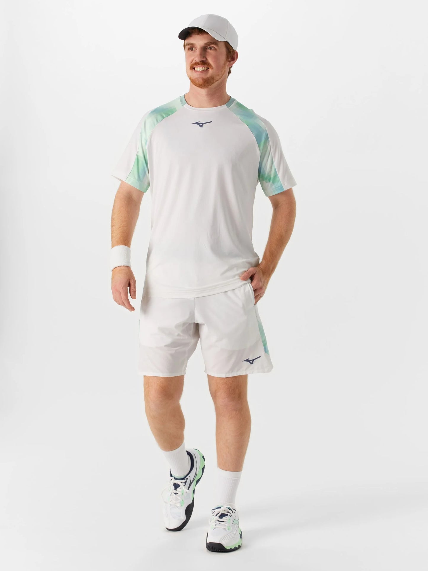 Tricou de tenis pentru bărbați Mizuno Frontier Shadow Tee(M) 62GAC002 01
