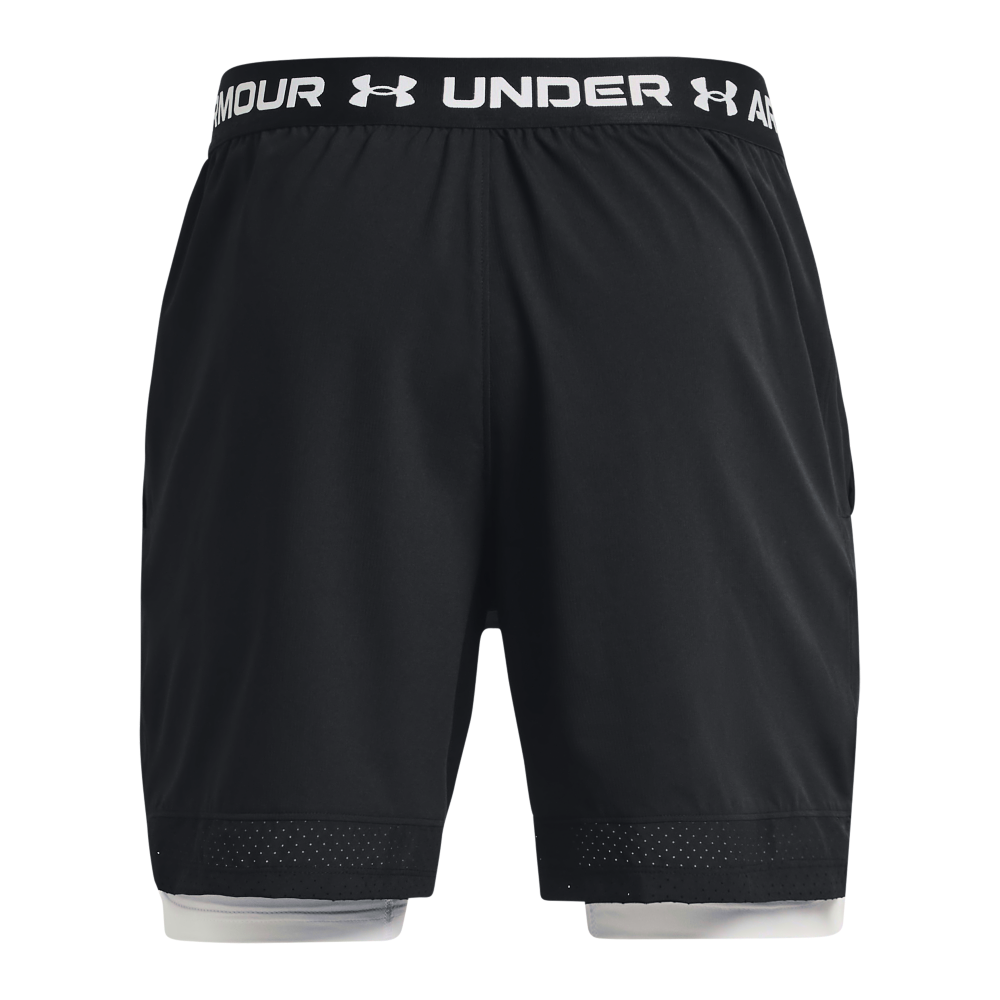Șorturi de fitness pentru bărbați Under Armour Vanish Woven 2in1 Sts-BLK 1373764-001