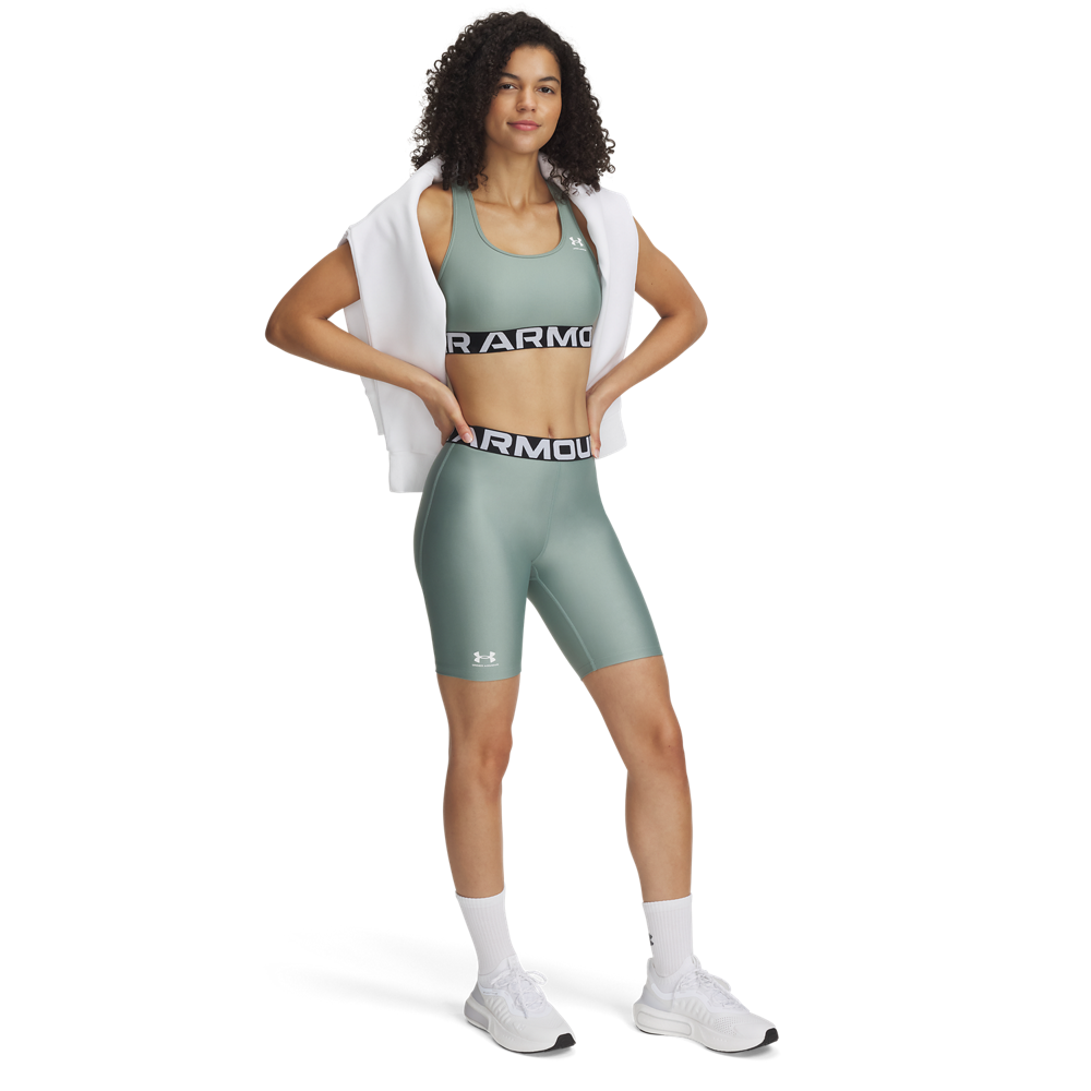 Colanți scurți de antrenament pentru femei Under Armour HG 8in Shortt-GRN 1383627-348