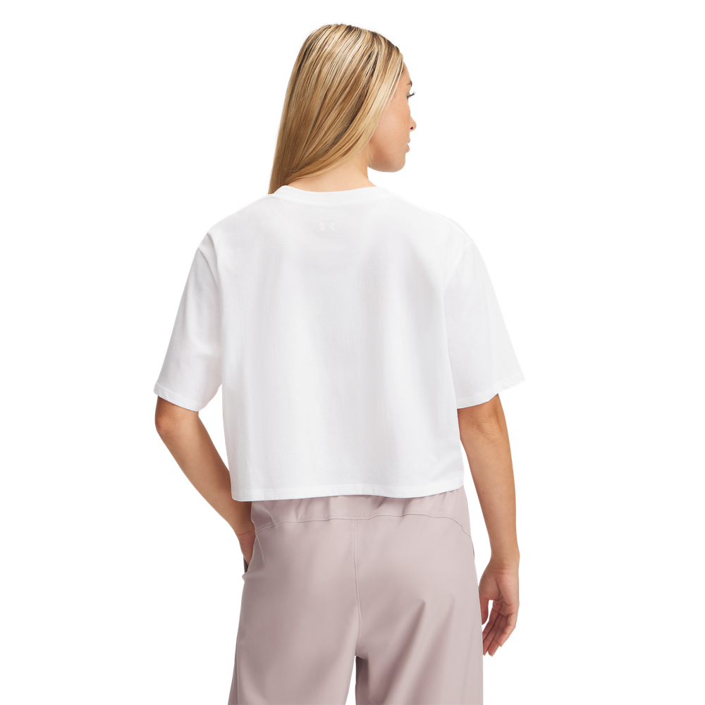 Женская футболка Under Armour Sportstyle Rival-WHT 1389721-100