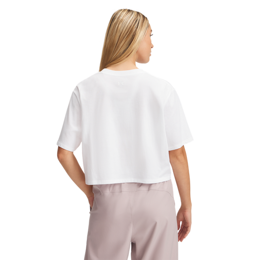 Женская футболка Under Armour Sportstyle Rival-WHT 1389721-100