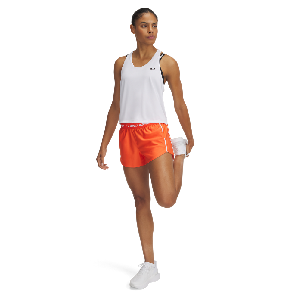 Женские шорты для фитнеса Under Armour Tech Play Up Shorts-ORG 1389882-847