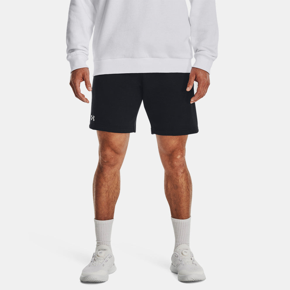 Șorturi pentru bărbați Under Armour Rival Fleece Shorts-BLK 1379779-001