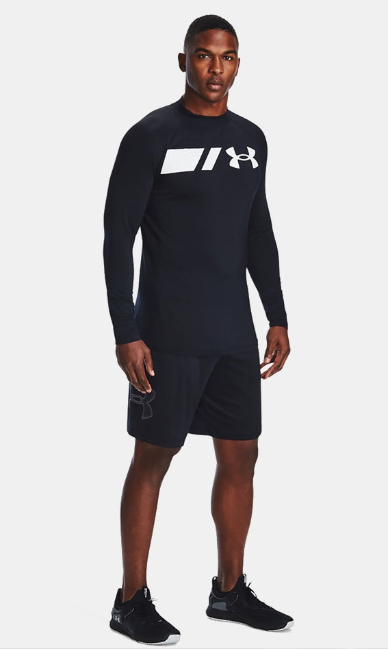 Pantaloni scurți de fitness pentru bărbați Under Armour Tech Graphic-BLK 1306443-001