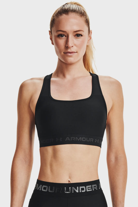 Бра для фитнеса Under Armour Crossback Mid Bra-BLK 1361034-001