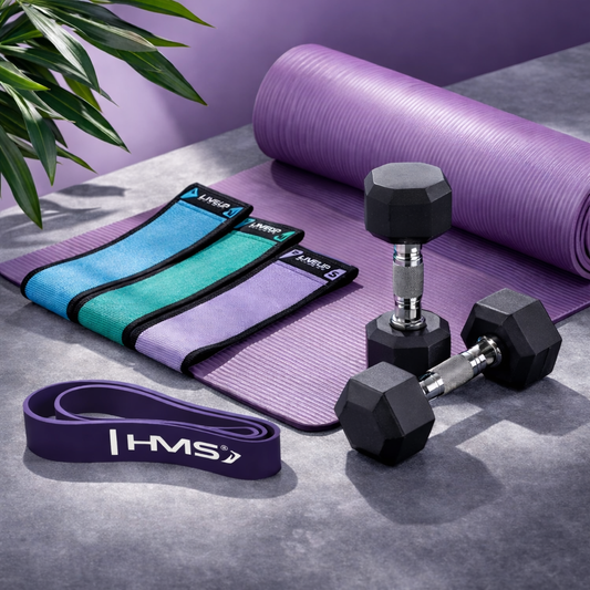 Резинка для спорта, гантели и коврик для йоги — что нужно для эффективных тренировок