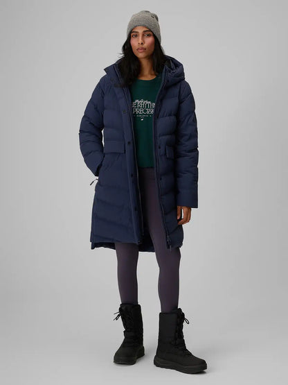 Женский длинный пуховик 4F F0929 4FWAW26TDJAF0929 navy