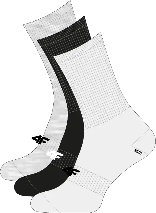 Носки 4F cas F753 4FWAW26USOCF753 (3pack) multicolour