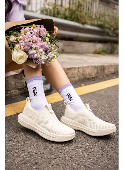 Кроссовки женские Peak Casual Health Shoes ET42778J canvas white