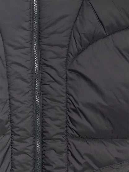 Vestă lungă din puf pentru femei 4F F221 4FWAW25TVJAF221 deep black