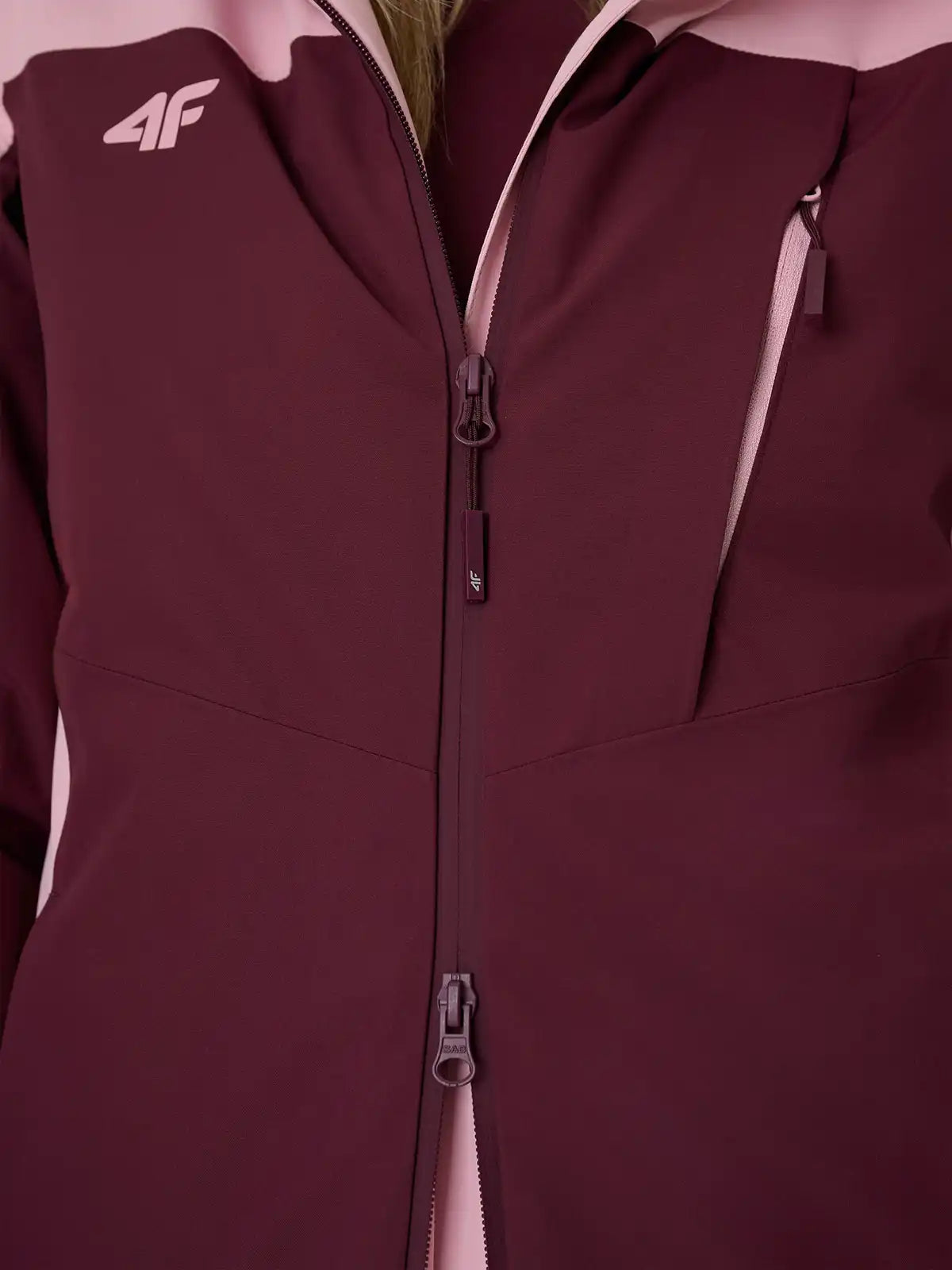 Женская лыжная куртка 4F F1224 4FWAW26TTJAF1224 burgundy