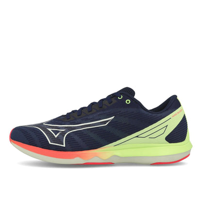 Кроссовки мужские для бега Mizuno wave shadow 5 / blue depth / illusion blue / paradise green / j1gc213025