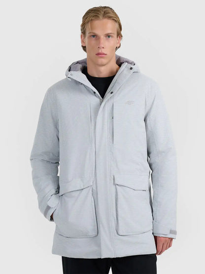 Jachetă impermeabilă pentru bărbați 4F M0884 4FWAW25TTJAM0884 grey