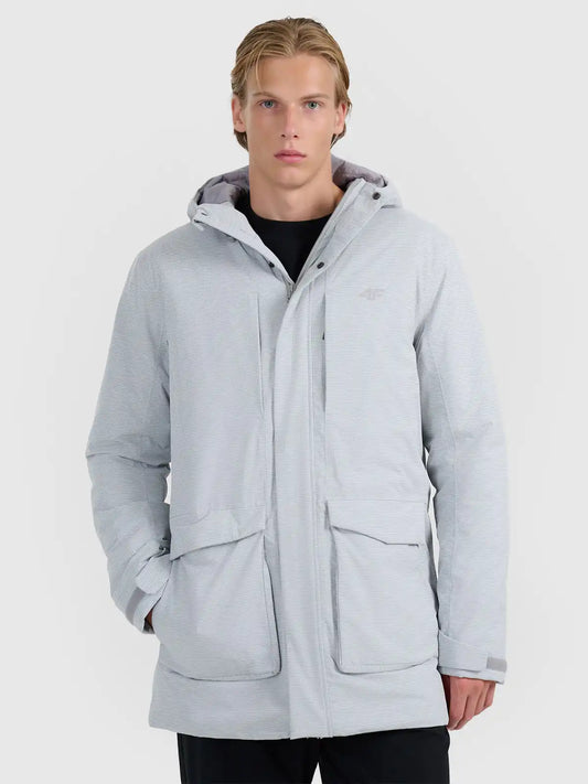 Jachetă impermeabilă pentru bărbați 4F M0884 4FWAW25TTJAM0884 grey