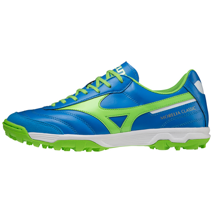 Adidași bărbați pentru fotbal  Mizuno MORELIA SALA CLASSIC IN / French Blue / Jasmine Green /Q1GA210230