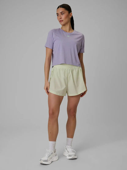 Женская укороченная футболка для фитнеса 4F F1806 4FWSS26TFTSF1806 violet