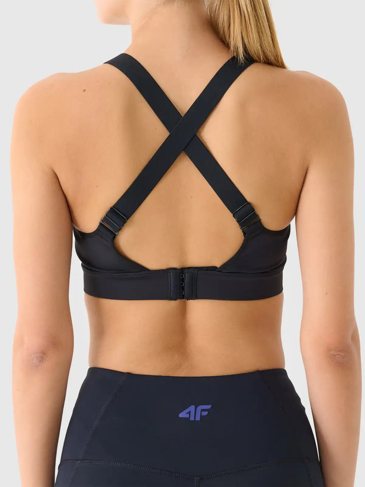 Bra pentru fitness 4F F180 4FWAW25USBAF180 deep black