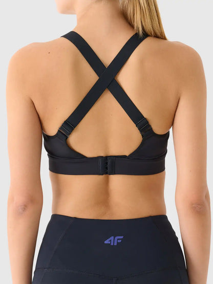Bra pentru fitness 4F F180 4FWAW25USBAF180 deep black