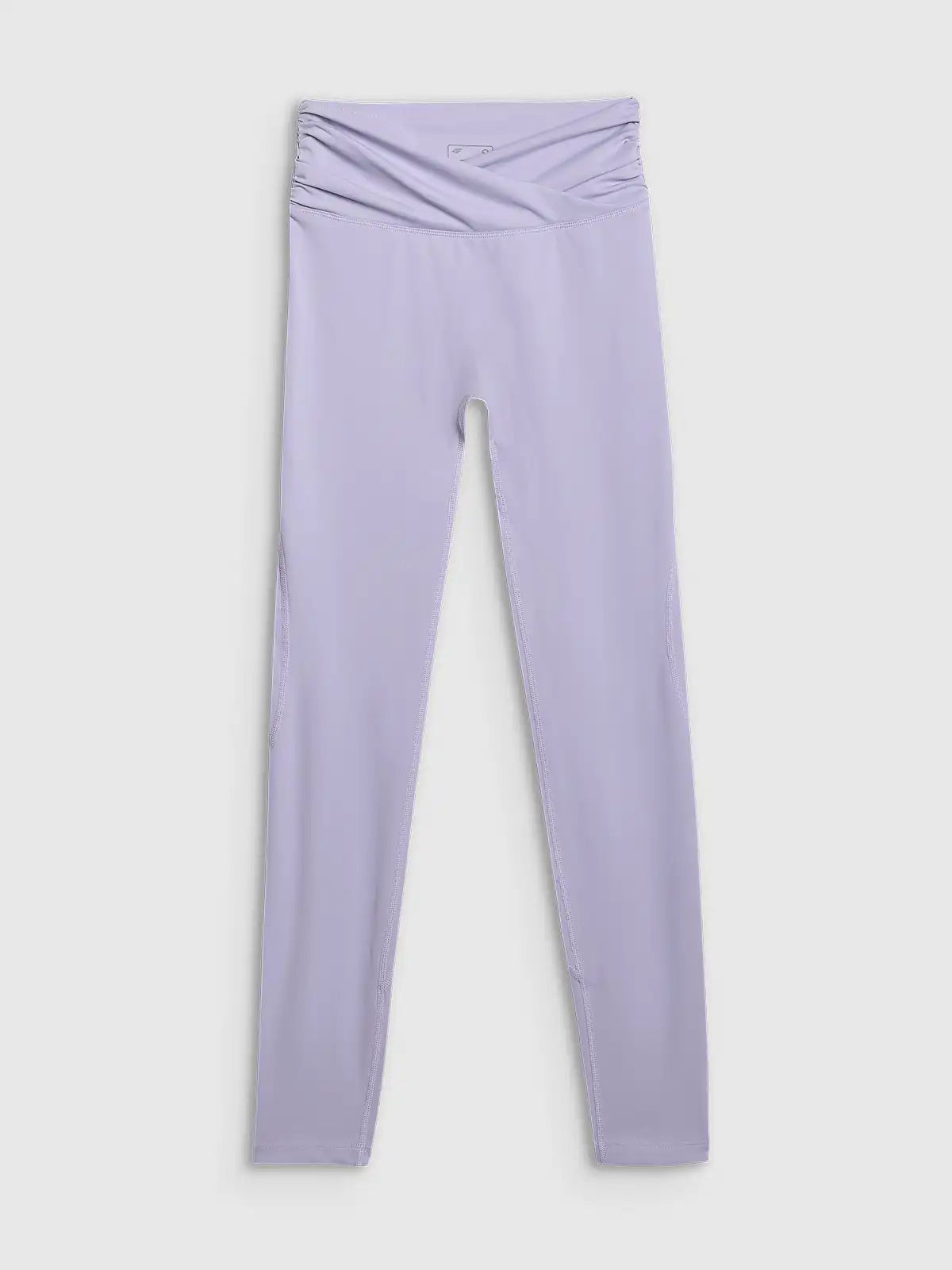 Legginși de antrenament pentru femei 4F F369 4FWAW25TFTIF369 light blue