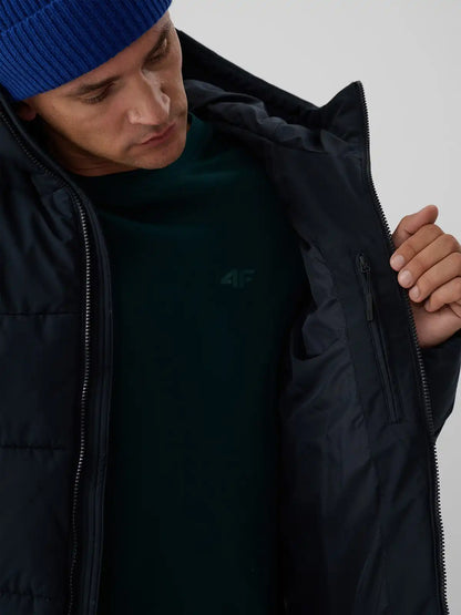 Мужская стеганая куртка 4F M1213 4FWAW26TTJAM1213 deep black