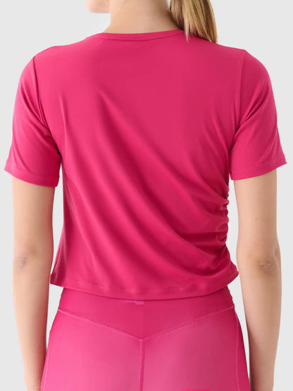 Женский укороченный топ для фитнеса  4F F1524 4FWAW25TFTSF1524 pink
