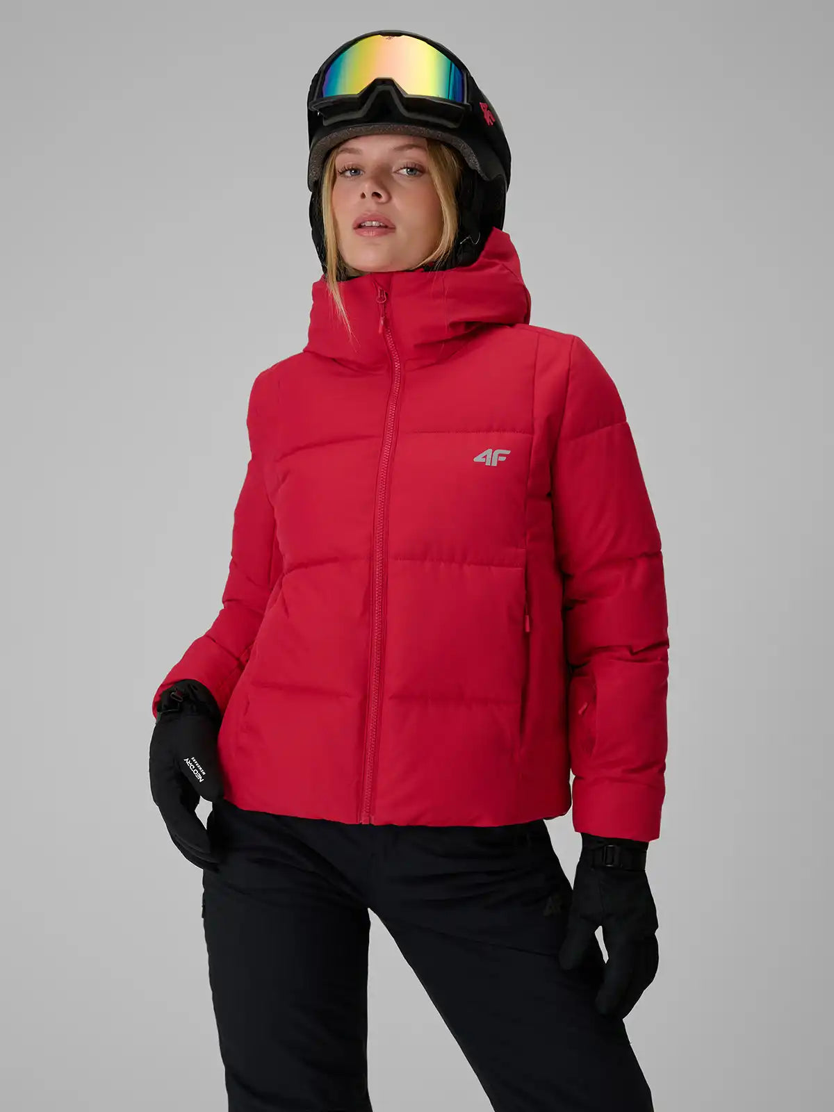 Женская лыжная куртка  4F F1223 4FWAW26TTJAF1223 dark pink