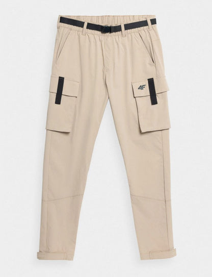 Pantaloni Casual 4F H4L22-SPMC012 Beige