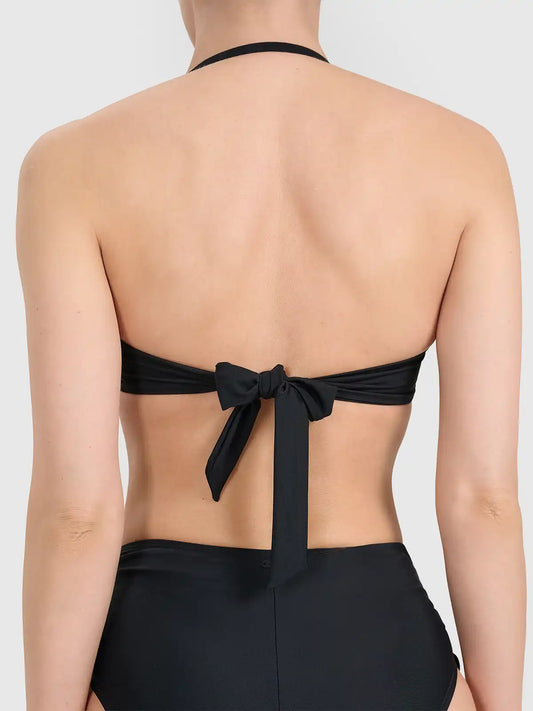 Top de baie bikini pentru femei 4F F086 4FWSS26UBKTF086 deep black