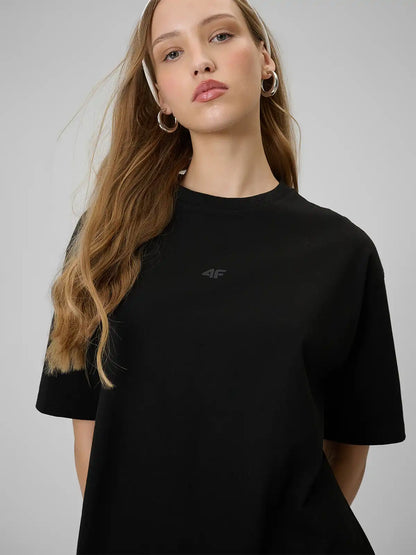 Женская футболка casual  4F F2744 4FWSS26TTSHF2744 deep black