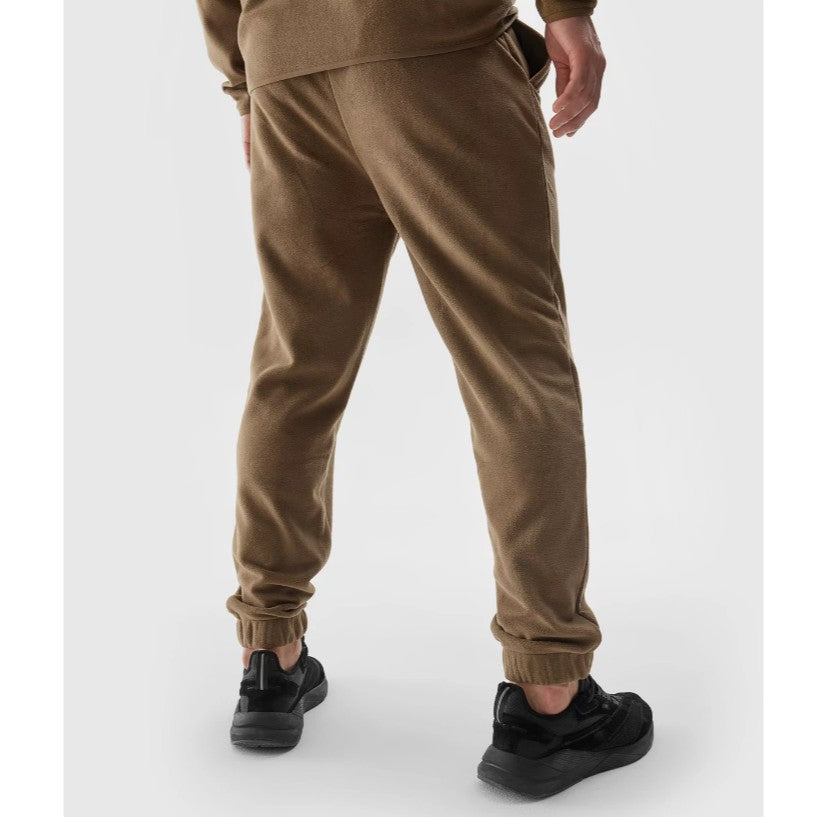 Pantaloni sport din fleece 4F 4faw23ttrom470 brown