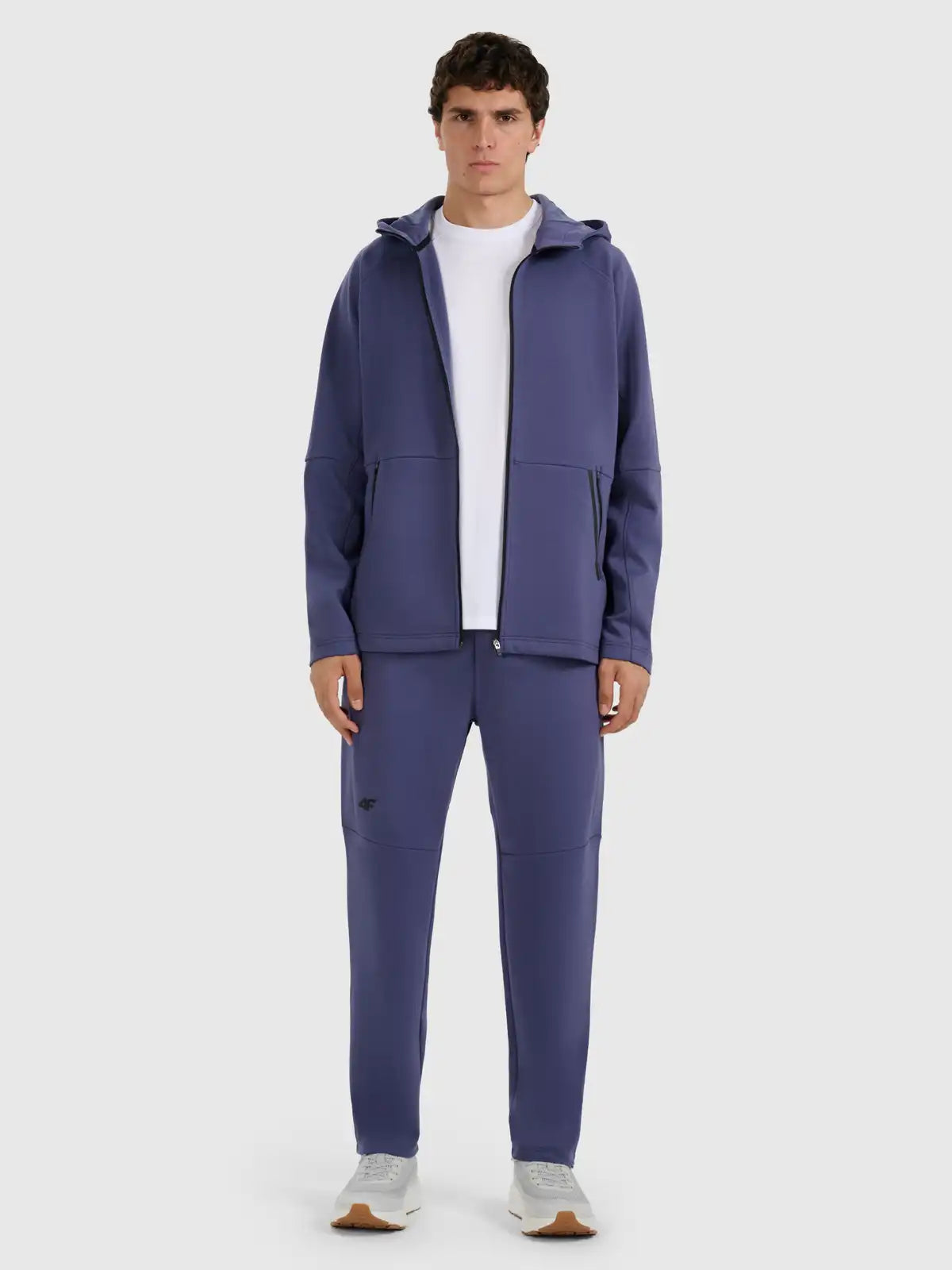 Hanorac cu fermoar pentru bărbați 4F M1865 4FWAW25TSWSM1865 anthracite