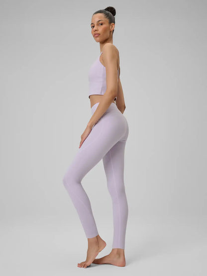 Legginși de yoga pentru femei 4F F404 4FWSS26TFTIF404 light violet