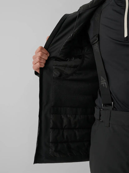 Geacă de ski pentru bărbați 4F M1202 4FWAW26TTJAM1202 deep black