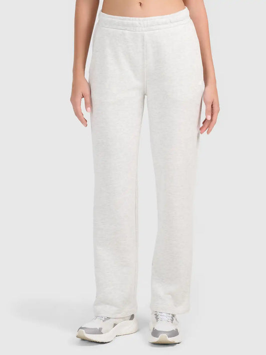 Pantaloni sportivi pentru femei casual 4F F1789 4FWMM00TTROF1789 cold light grey melange