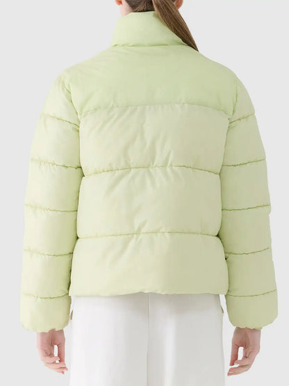 Jachetă de puf pentru femei 4F F581 4FWAW25TDJAF581 light green