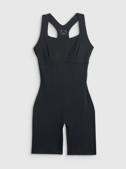 Salopetă de yoga pentru femei 4F F053 4FWSS26TJUMF053 deep black