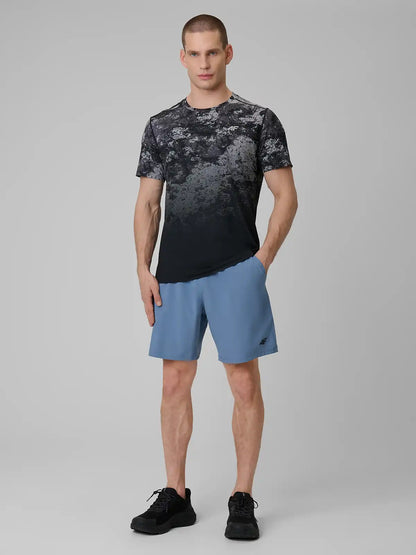 Pantaloni scurți de antrenament pentru bărbați  4F M1278 4FWSS26TFSHM1278 denin