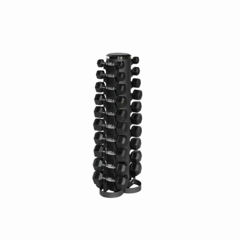 Набор гантелей p-x set 1-10kg chrome dumbbells-pereche db124