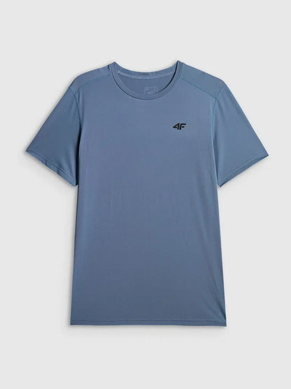 Tricou de antrenament pentru bărbați 4F M1785 4FWSS26TFTSM1785 denim