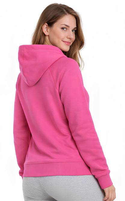 Hanorac cu fermoar pentru femei 4F F2205 4FWSS26TSWSF2205 pink