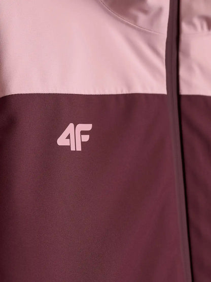 Женская лыжная куртка 4F F1224 4FWAW26TTJAF1224 burgundy