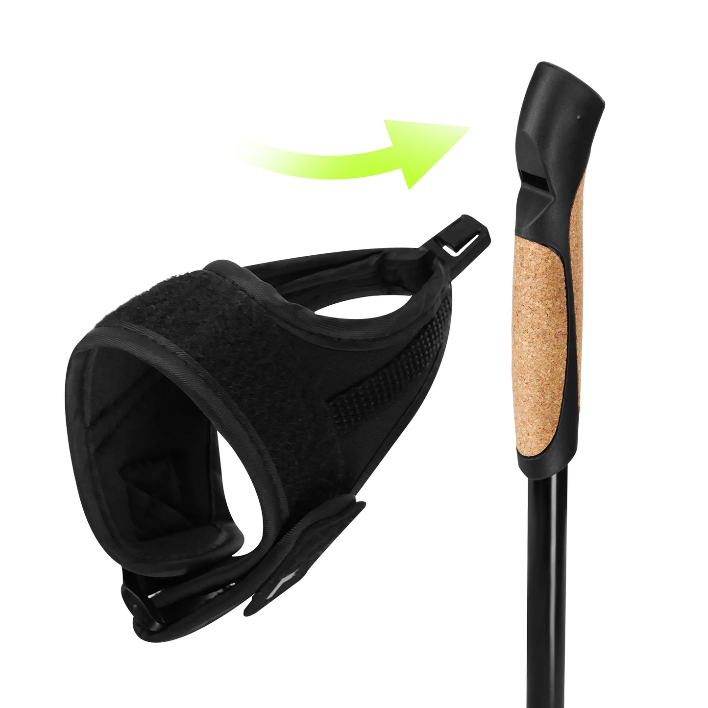 Bețe pentru mersul nordic  Abisal Alu Nordic Walking Poles Nils NW8611