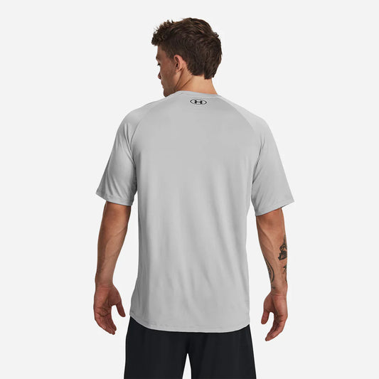 Tricou pentru bărbați Under Armour Tech Prt Fill SS-GRY 1380785-011