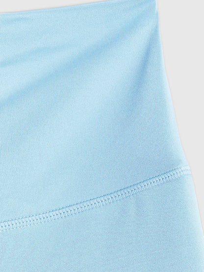 Женские короткие леггинсы для фитнеса 4F F085 4FWSS26TFSTF085 blue