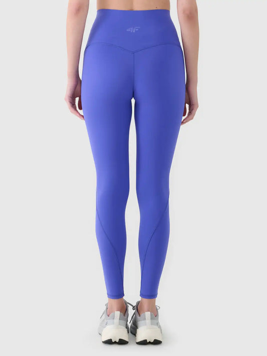 Legginși de antrenament pentru femei 4F F363 4FWAW25TFTIF363 cobalt