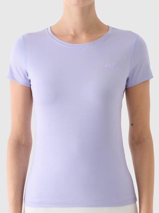 Tricou de fitness pentru femei 4F F1516 4FWAW25TFTSF1516 light blue